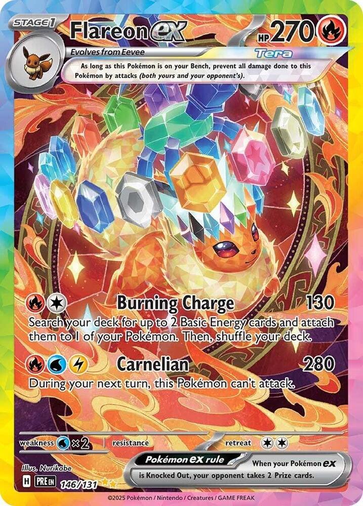 Flareon ex - 146/131 - SV: Prismatic Evolutions - Special Illustration Rare - 146/131
