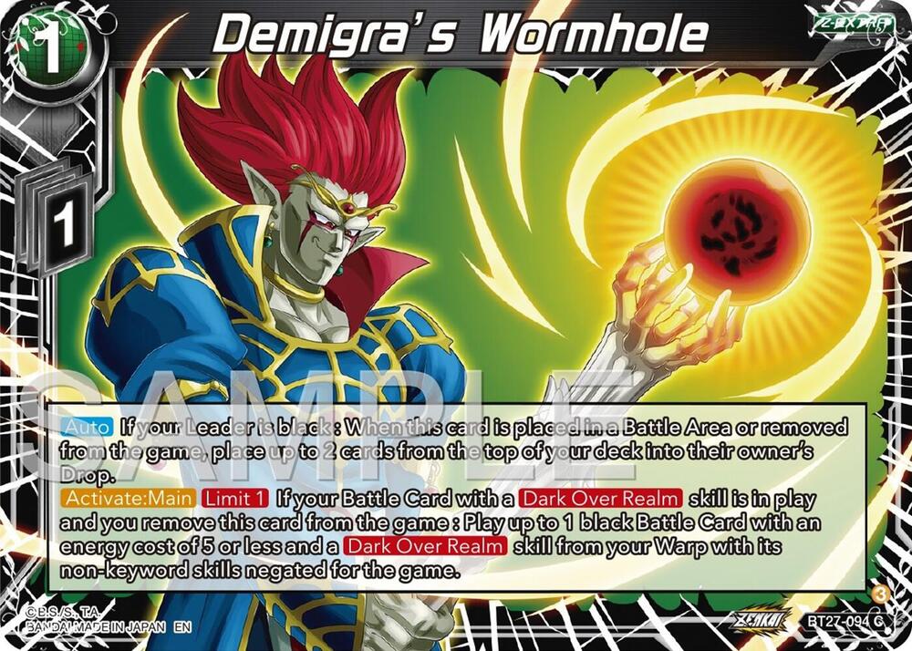 Demigra's Wormhole - History of Z - Common - BT27-094