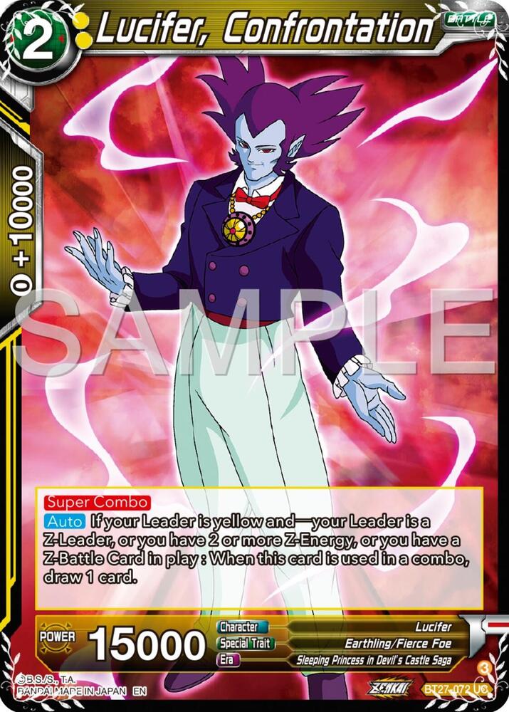Lucifer, Confrentation - History of Z - Uncommon - BT27-072
