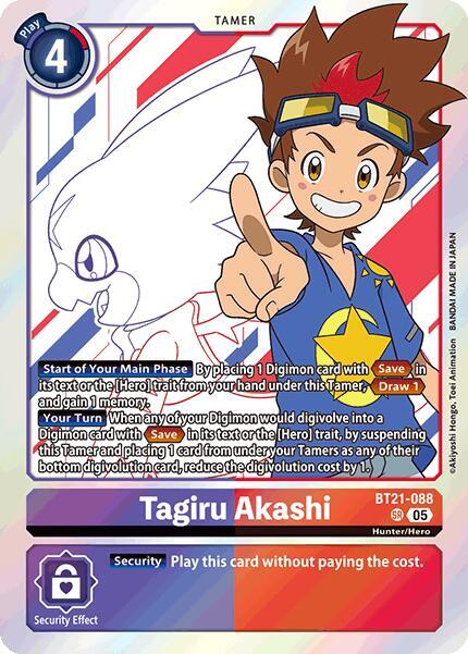 Tagiru Akashi - World Convergence - Super Rare - BT21-088 SR