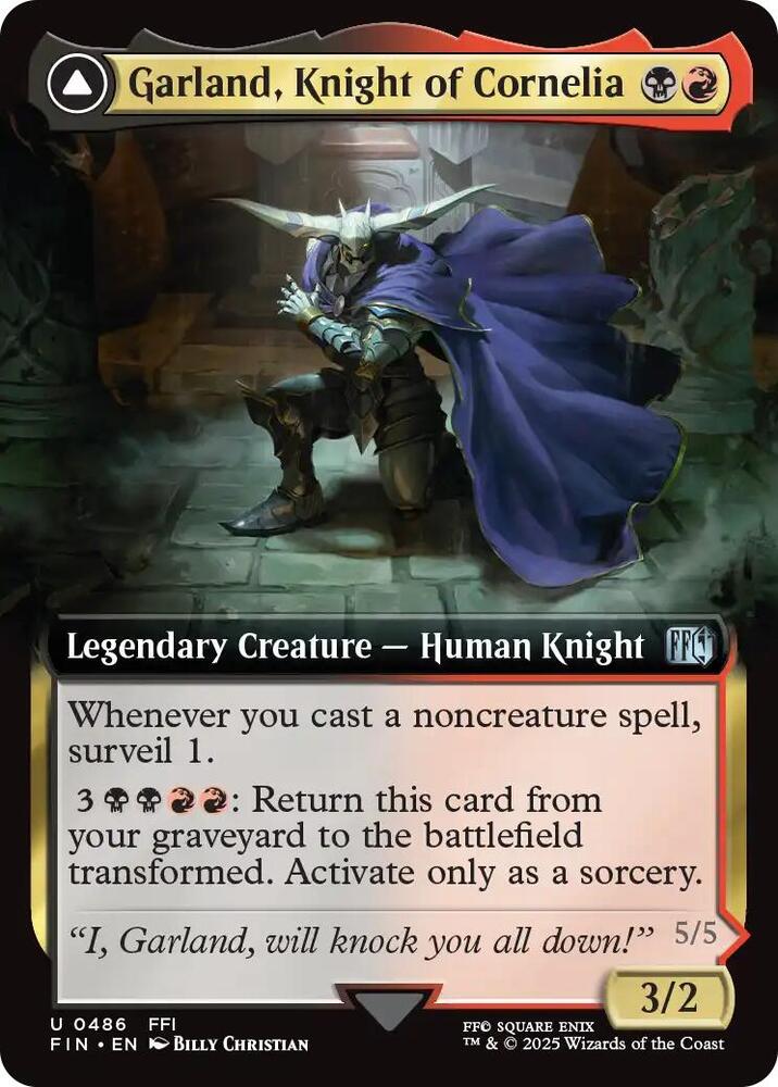 Garland, Knight of Cornelia (Extended Art) - FINAL FANTASY - U - 486