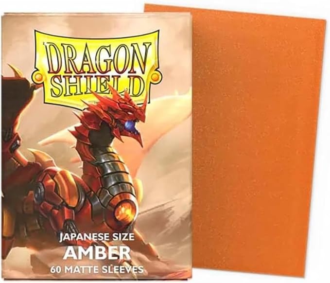 Dragon shield Amber - Matte Sleeves - Standard