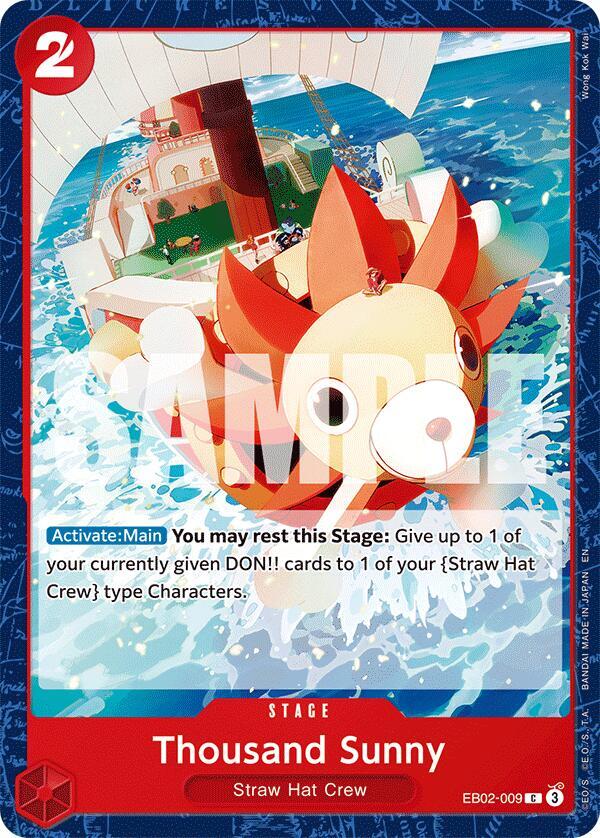 Thousand Sunny - Extra Booster: Anime 25th Collection - C - EB02-009