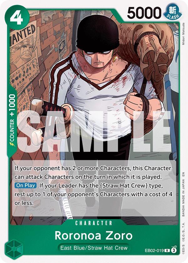 Roronoa Zoro - Extra Booster: Anime 25th Collection - R - EB02-019