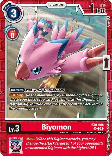 Biyomon - Versus Monsters - Uncommon - EX9-008 U