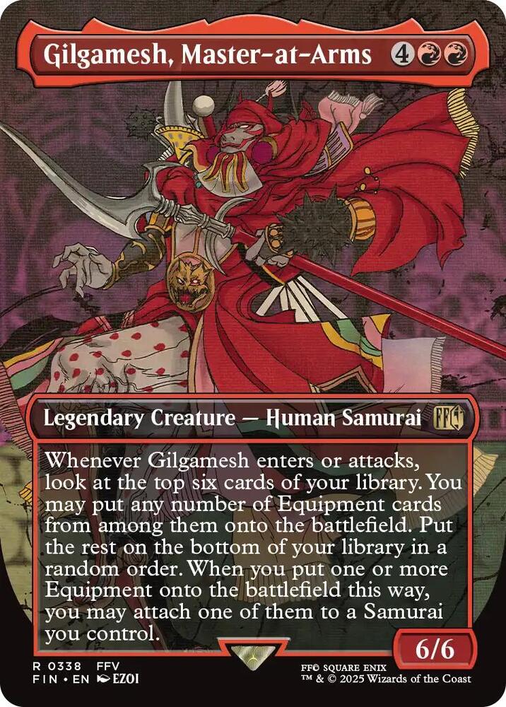 Gilgamesh, Master-at-Arms (Borderless) - FINAL FANTASY - R - 338