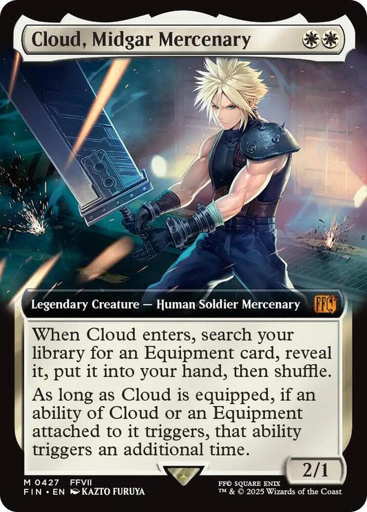 Cloud, Midgar Mercenary (Extended Art) - FINAL FANTASY - M - 427