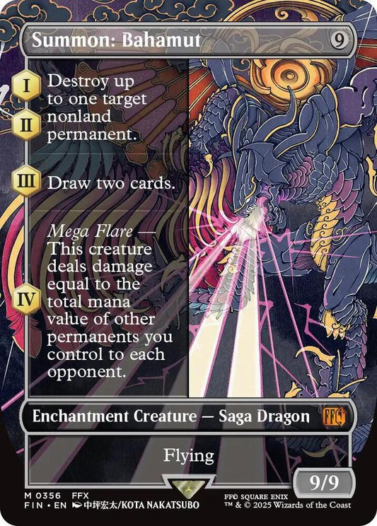 Summon: Bahamut (Borderless) - FINAL FANTASY - M - 356