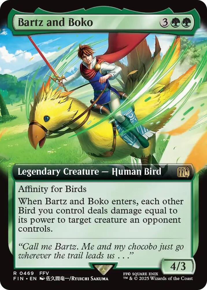 Bartz and Boko (Extended Art) - FINAL FANTASY - R - 469