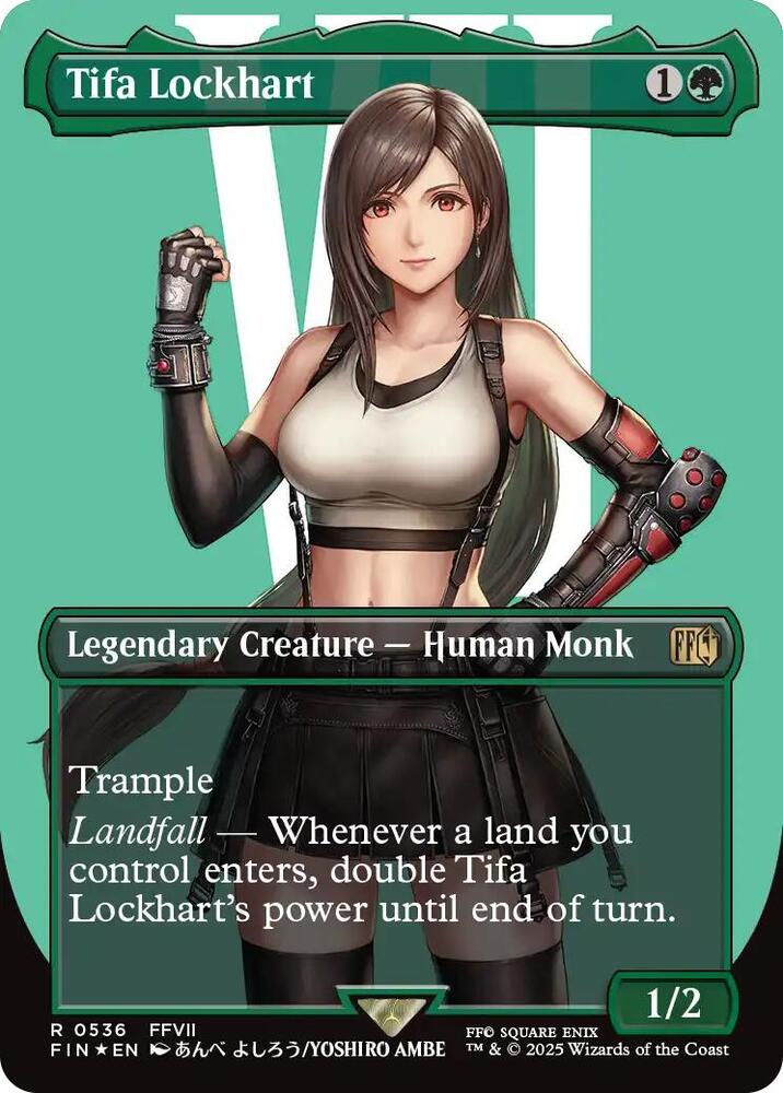 Tifa Lockhart (Borderless) (Surge Foil) - FINAL FANTASY - R - 536