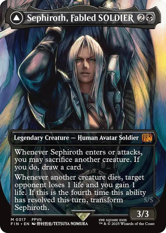 Sephiroth, Fabled SOLDIER (Borderless) (0317) - FINAL FANTASY - M - 317