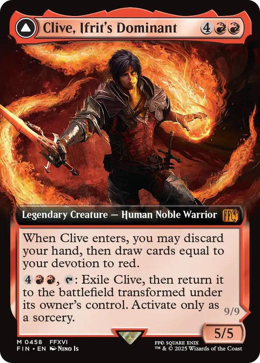 Clive, Ifrit's Dominant (Extended Art) - FINAL FANTASY - M - 458