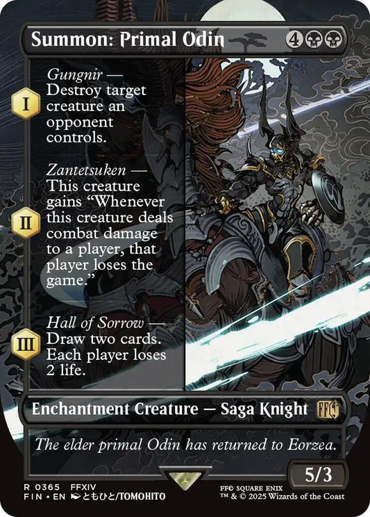 Summon: Primal Odin (Borderless) - FINAL FANTASY - R - 365