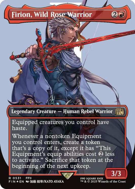 Firion, Wild Rose Warrior (Borderless) (Surge Foil) - FINAL FANTASY - R - 531