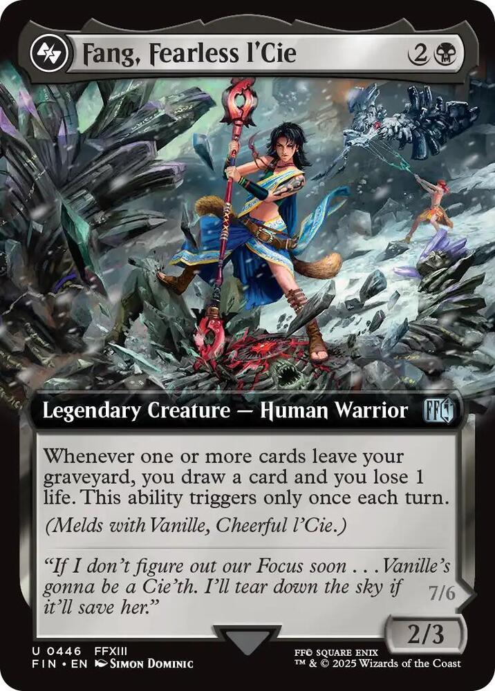 Fang, Fearless l'Cie (Extended Art) - FINAL FANTASY - U - 446