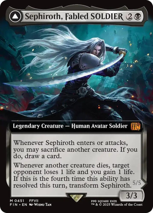 Sephiroth, Fabled SOLDIER (Extended Art) - FINAL FANTASY - M - 451