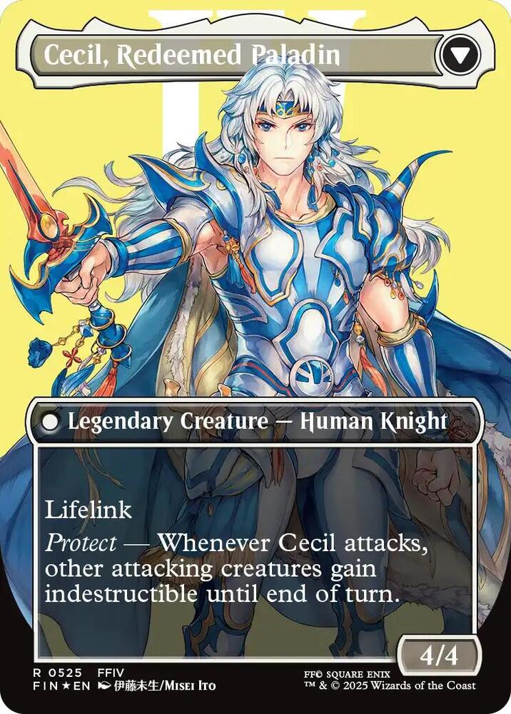 Cecil, Dark Knight (Borderless) (Surge Foil) - FINAL FANTASY - R - 525