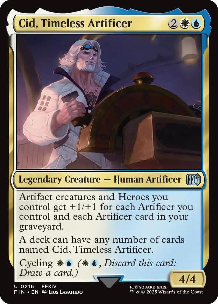 Cid, Timeless Artificer (0216) - FINAL FANTASY - U - 216