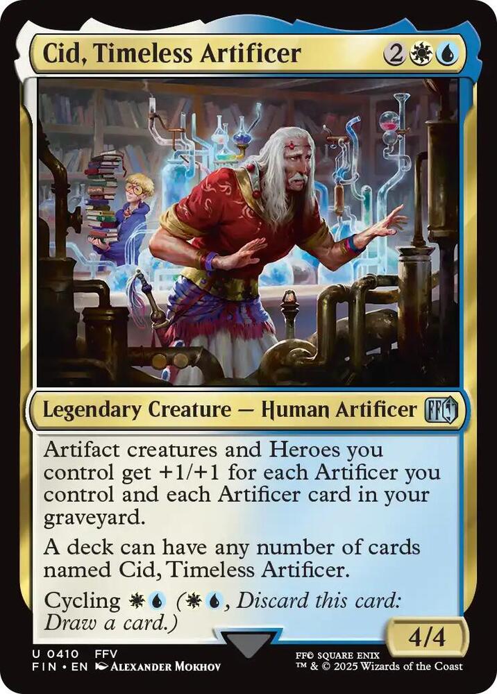 Cid, Timeless Artificer (0410) - FINAL FANTASY - U - 410