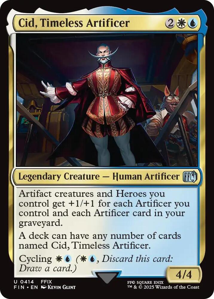 Cid, Timeless Artificer (0414) - FINAL FANTASY - U - 414