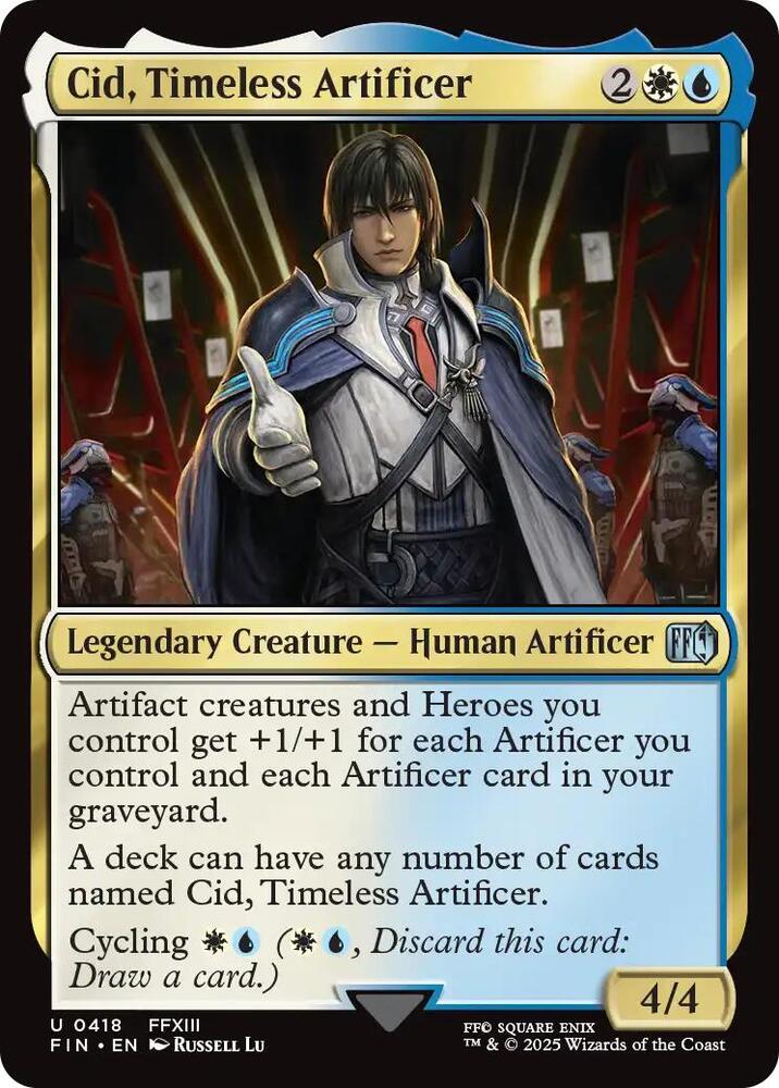 Cid, Timeless Artificer (0418) - FINAL FANTASY - U - 418