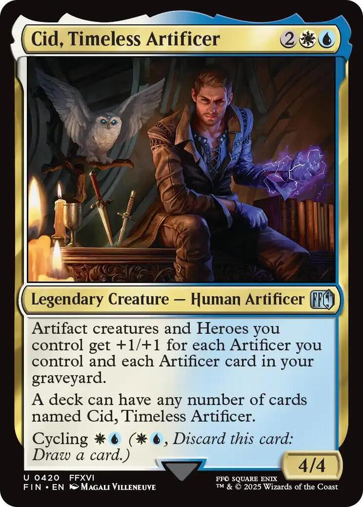 Cid, Timeless Artificer (0420) - FINAL FANTASY - U - 420