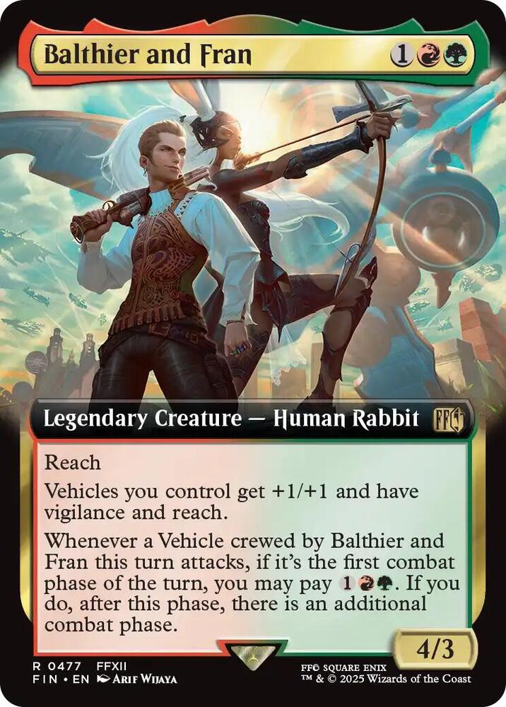 Balthier and Fran (Extended Art) - FINAL FANTASY - R - 477