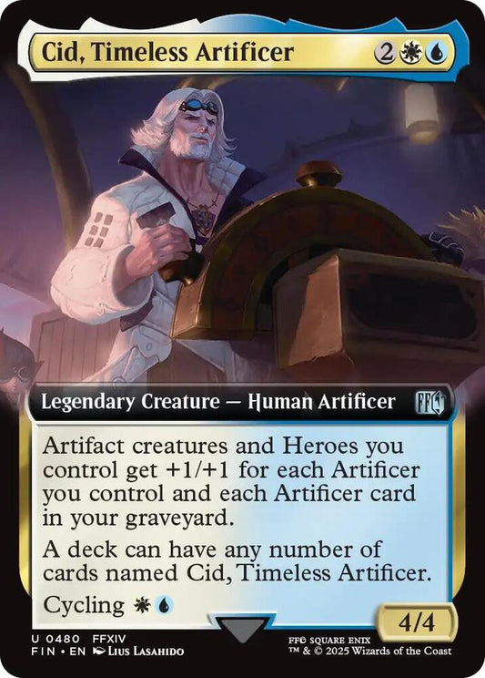 Cid, Timeless Artificer (Extended Art) - FINAL FANTASY - U - 480