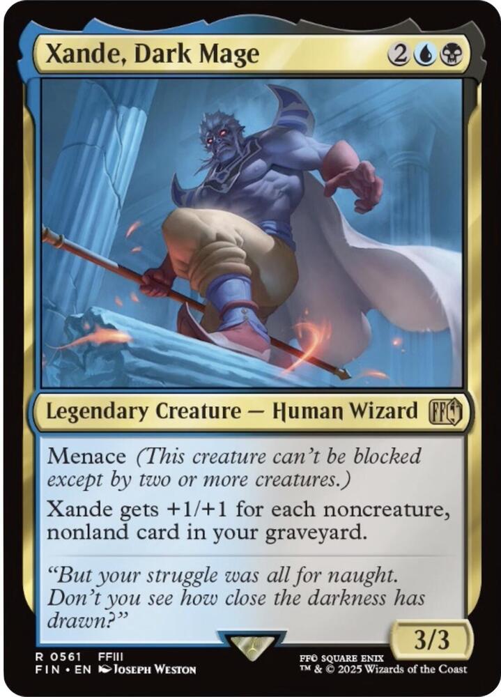 Xande, Dark Mage - FINAL FANTASY - R - 561