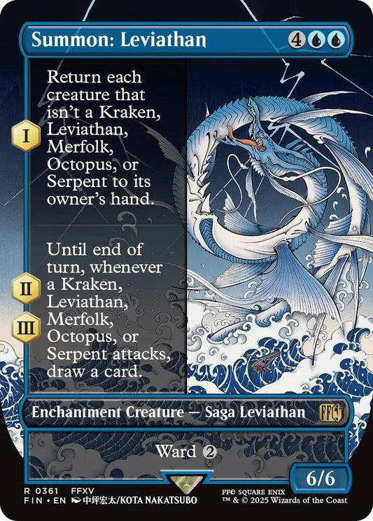 Summon: Leviathan (Borderless) - FINAL FANTASY - R - 361