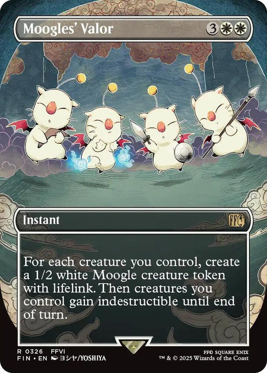 Moogles' Valor (Borderless) - FINAL FANTASY - R - 326