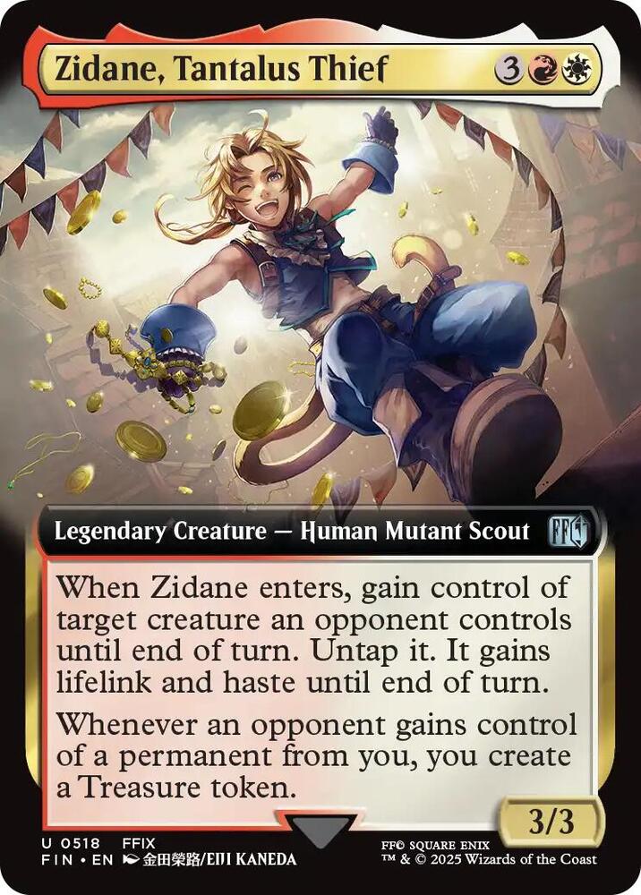 Zidane, Tantalus Thief (Extended Art) - FINAL FANTASY - U - 518