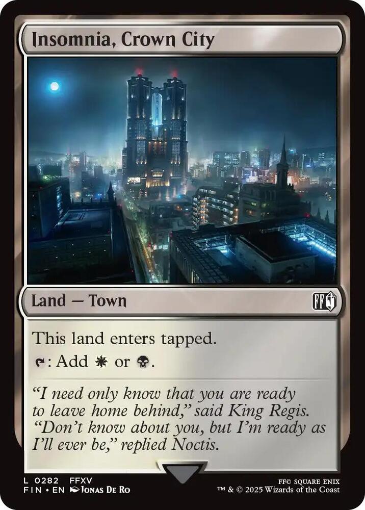 Insomnia, Crown City - FINAL FANTASY - L - 282