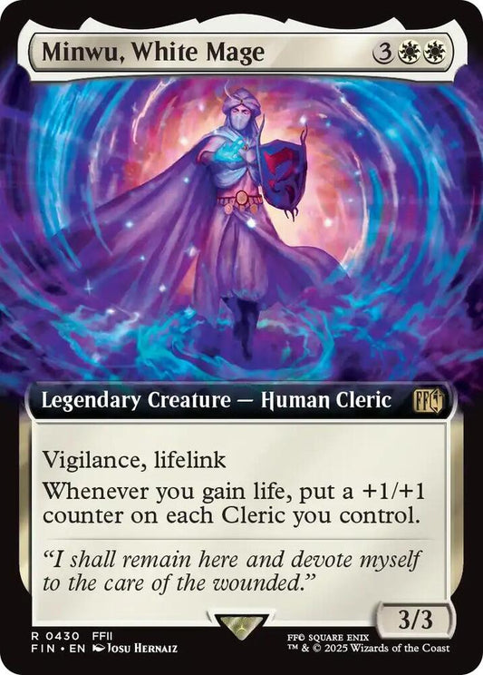 Minwu, White Mage (Extended Art) - FINAL FANTASY - R - 430