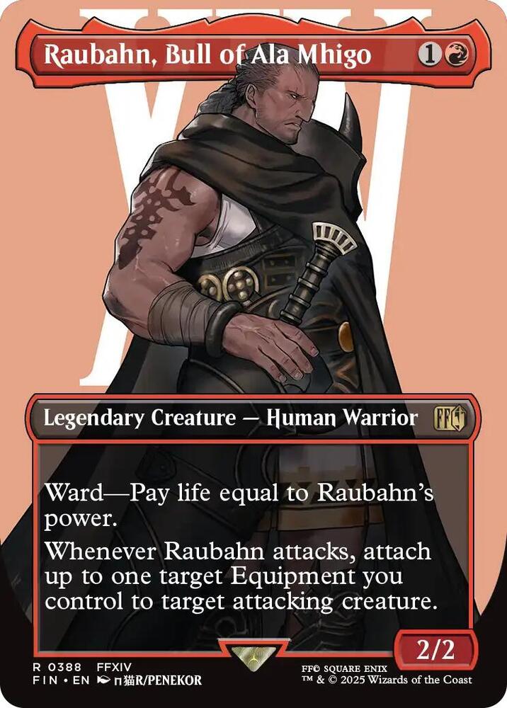 Raubahn, Bull of Ala Mhigo (Borderless) - FINAL FANTASY - R - 388