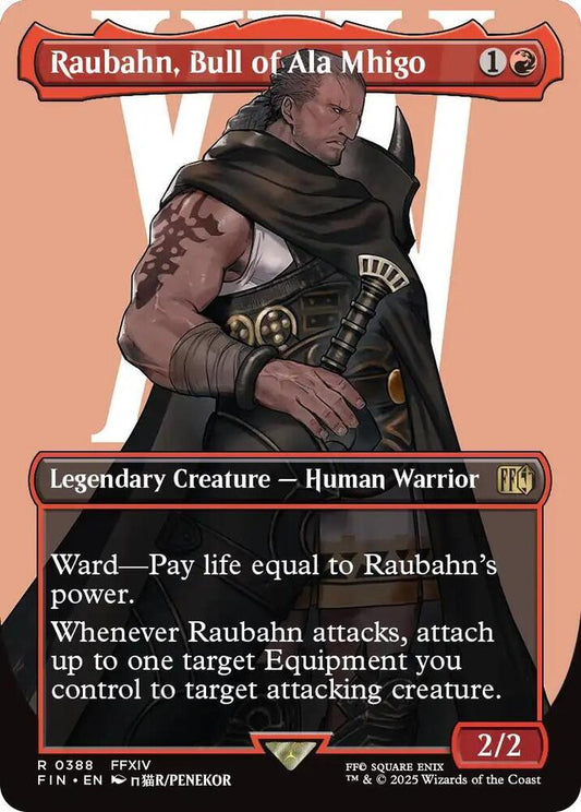 Raubahn, Bull of Ala Mhigo (Borderless) - FINAL FANTASY - R - 388