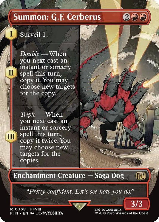 Summon: G.F. Cerberus (Borderless) - FINAL FANTASY - R - 368