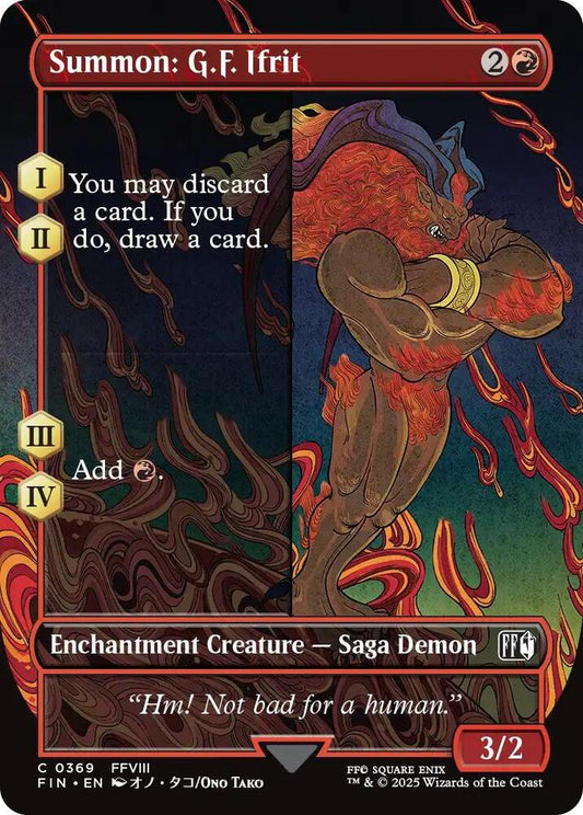 Summon: G.F. Ifrit (Borderless) - FINAL FANTASY - C - 369