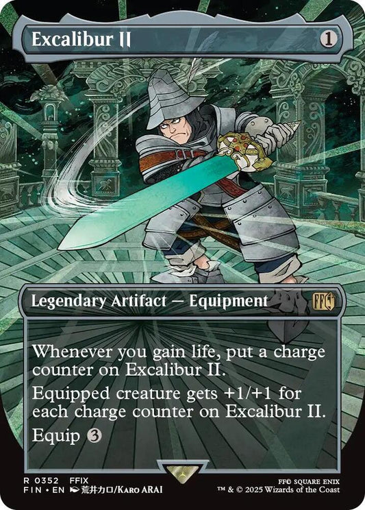Excalibur II (Borderless) - FINAL FANTASY - R - 352