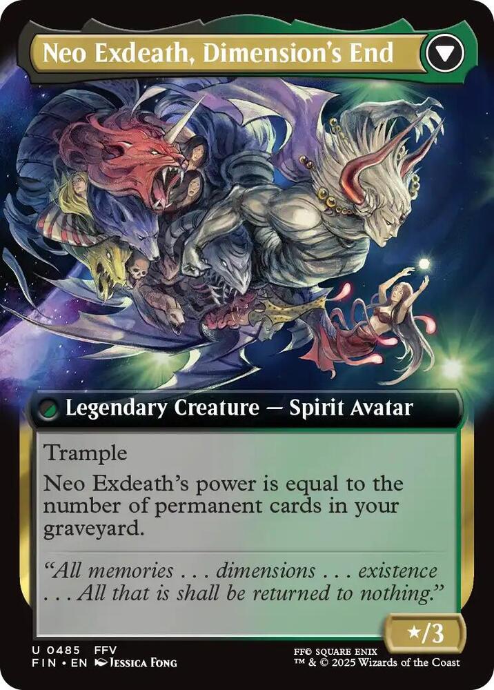 Exdeath, Void Warlock (Extended Art) - FINAL FANTASY - U - 485