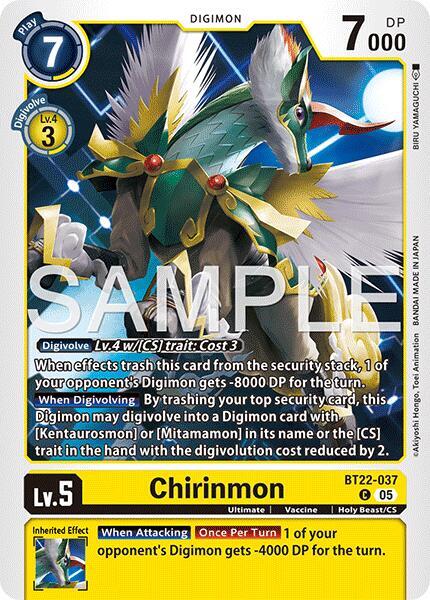 Chirinmon - Cyber Eden - Common - BT22-037 C