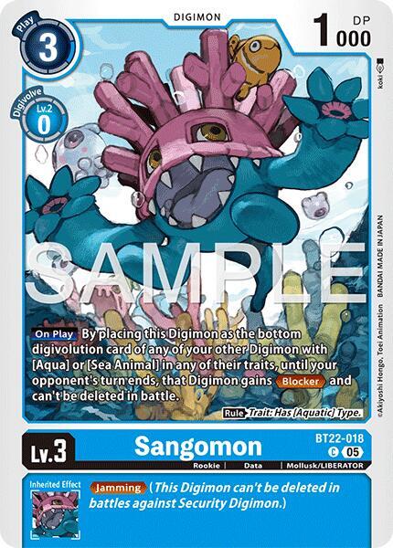 Sangomon - Cyber Eden - Common - BT22-018 C