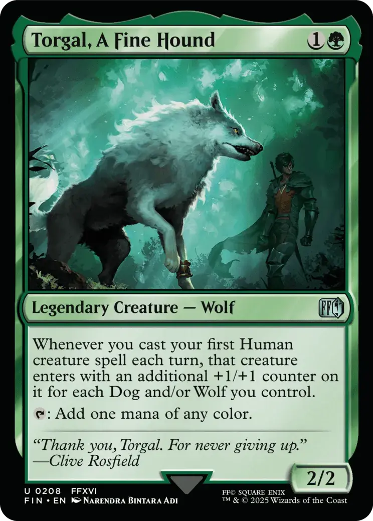 Torgal, A Fine Hound - FINAL FANTASY - U - 208
