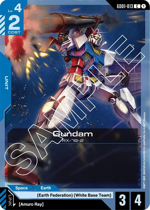 Gundam (GD01-013) - Newtype Rising - Common - GD01-013