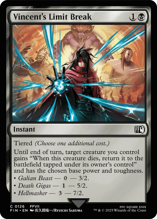 Vincent's Limit Break - FINAL FANTASY - C - 126