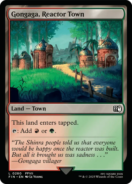 Gongaga, Reactor Town - FINAL FANTASY - L - 280