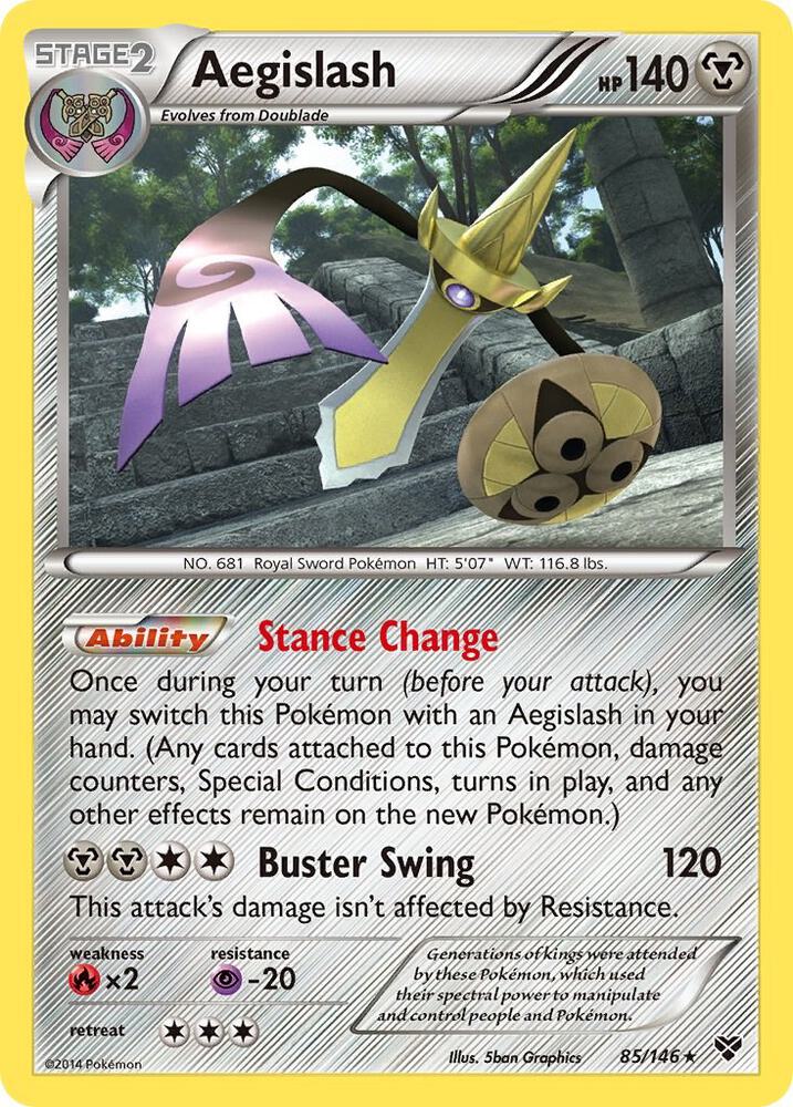 Aegislash (85) - XY Base Set - Rare - 85/146