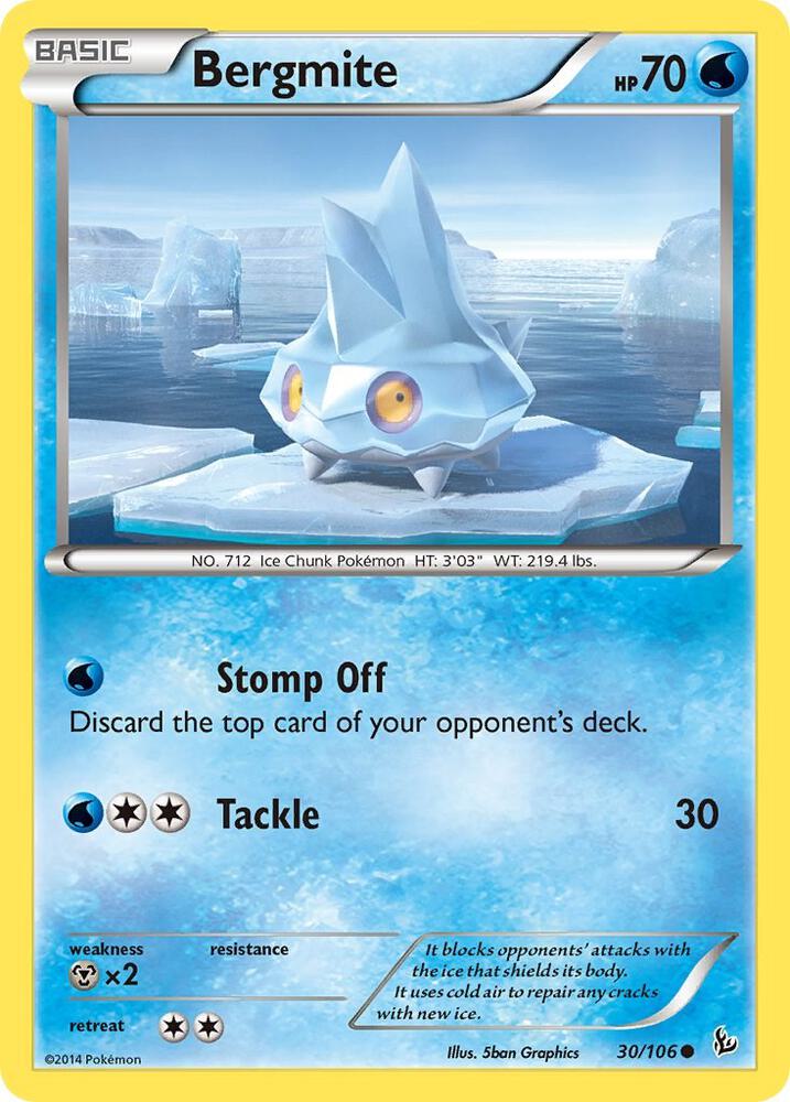 Bergmite - XY - Flashfire - Common - 30/106