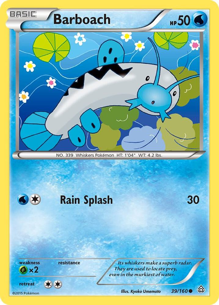 Barboach - XY - Primal Clash - Common - 39/160