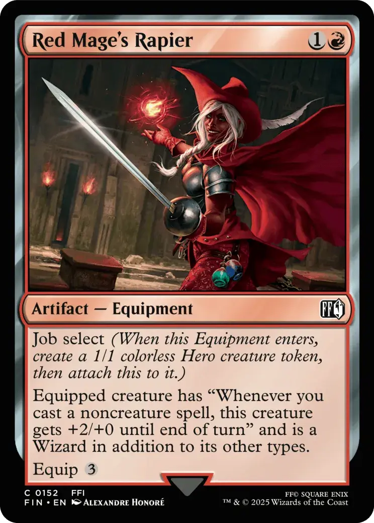 Red Mage's Rapier - FINAL FANTASY - C - 152